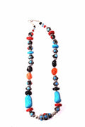 Eastern Flare Resin Beads & Charms Necklace