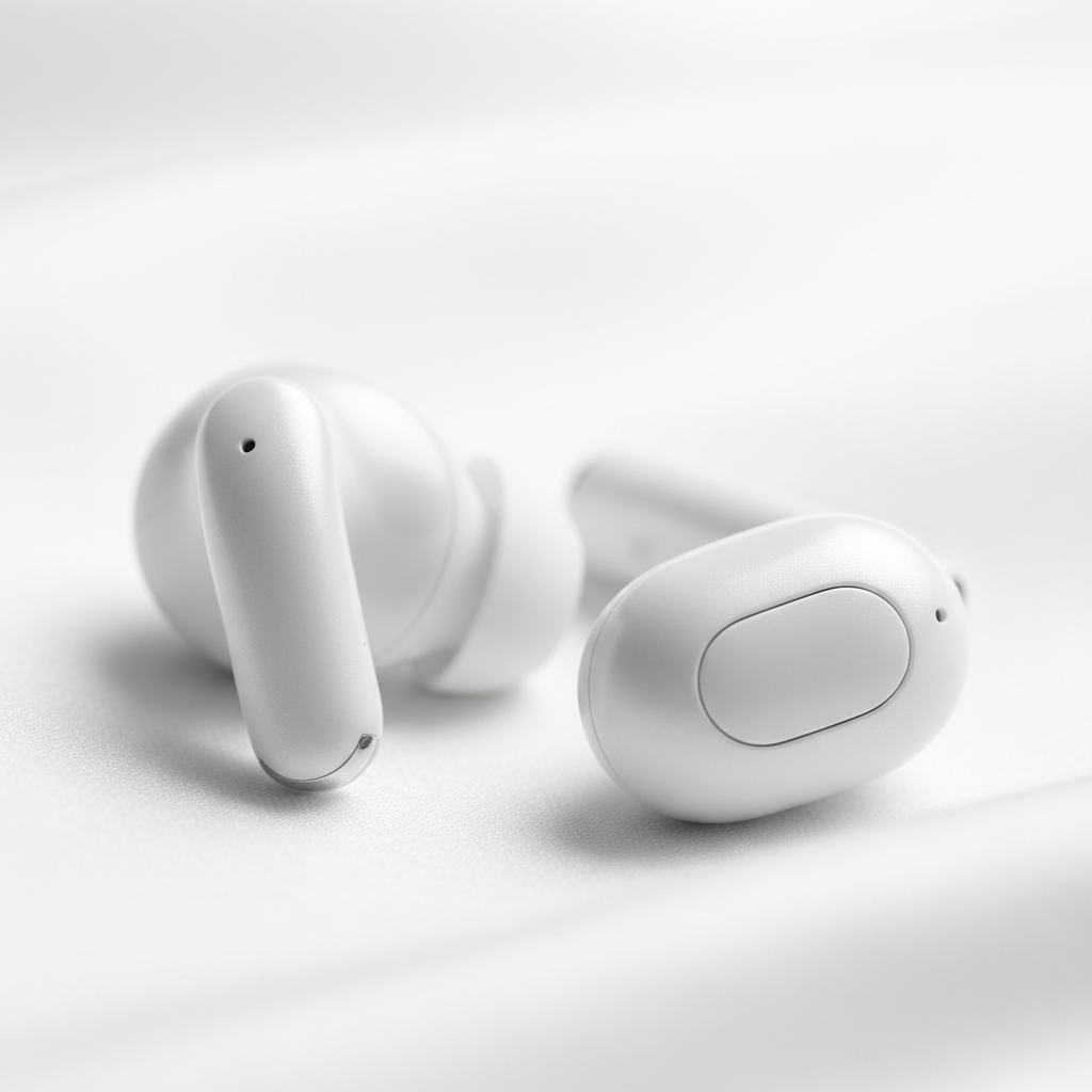 Dettaglio design auricolari wireless