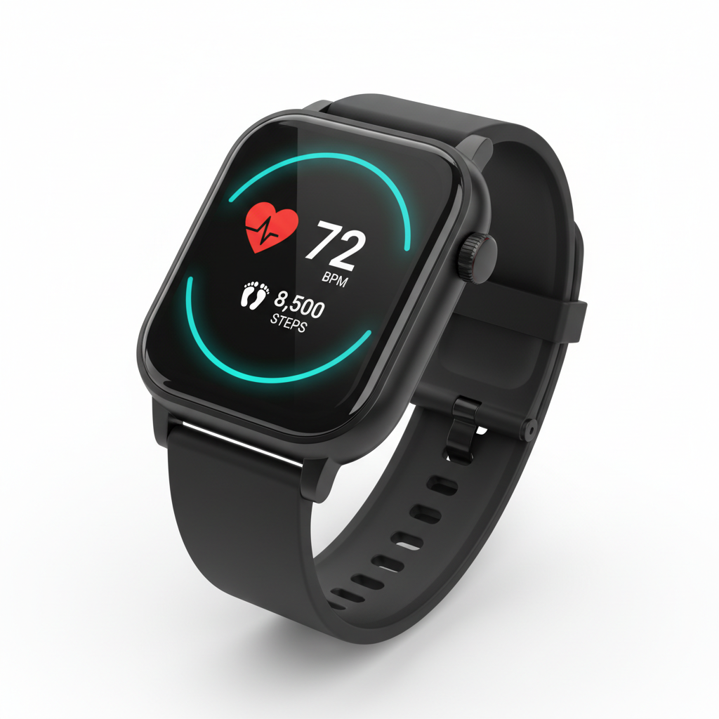 Smartwatch Fitness Pro su sfondo bianco