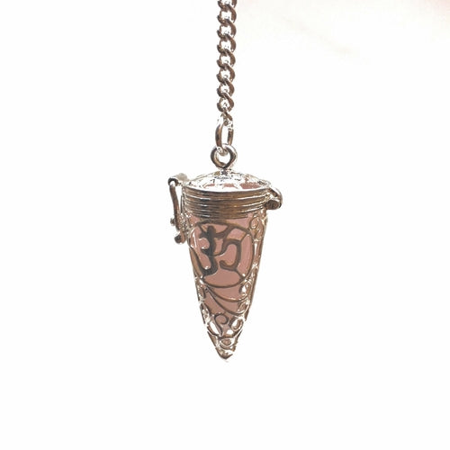 Natural Gemstone Pendulum Set of 4