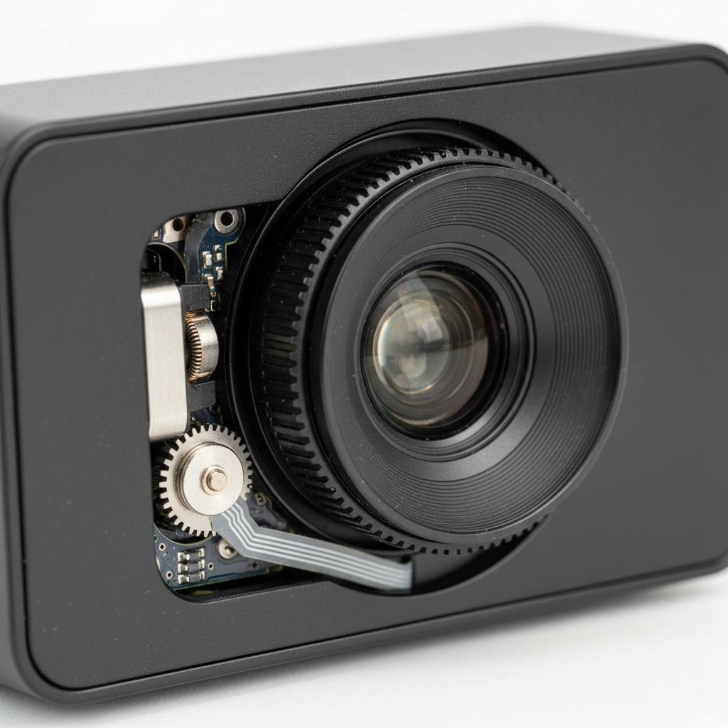 Dettaglio lente webcam HD