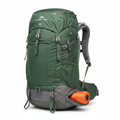 Zaino da trekking 40L verde e grigio su sfondo bianco